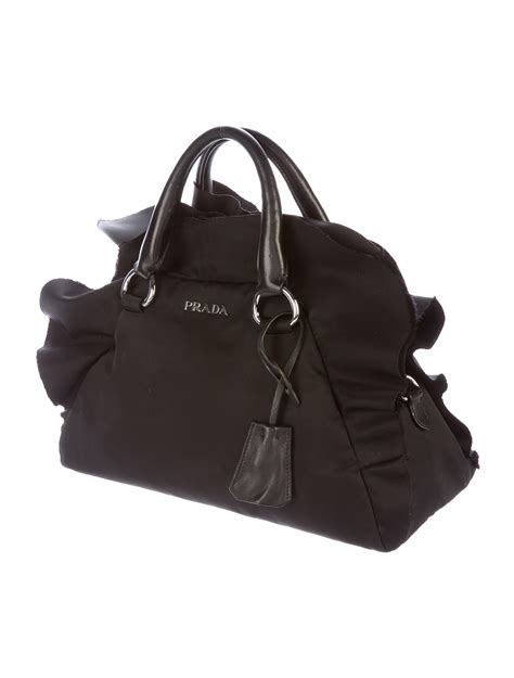 prada ruffles|prada leather duffle bag.